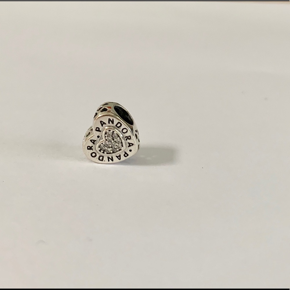 925 sterling silver pandora signature heart charm